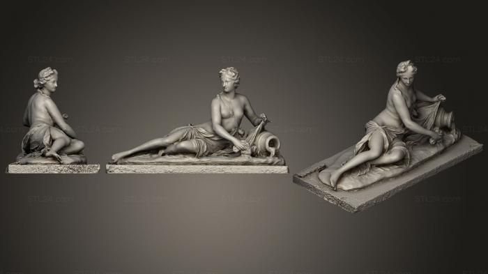 Статуи античные и исторические (Скульптура Аретузы, STKA_1362) 3D модель для ЧПУ станка
